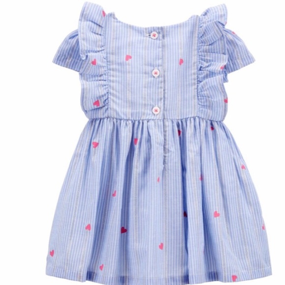 OshKosh B'gosh Dresses Oshkosh Bgosh Size 6m Sparkle Stripe Heart